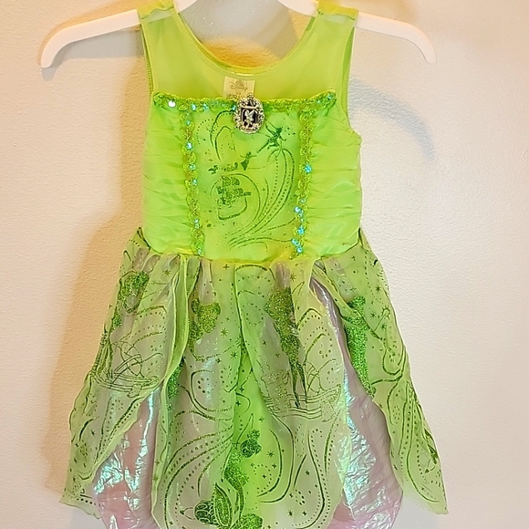 Disney Other - Deluxe Disney Tinker Bell Pixie Fairy 🧚‍♀️ Dress sz 5 - 6 Dress up Costume  Fun